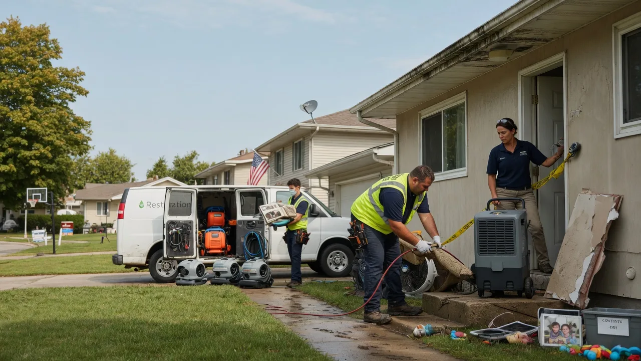 Water Damage Restoration in Plymouth, IL near me